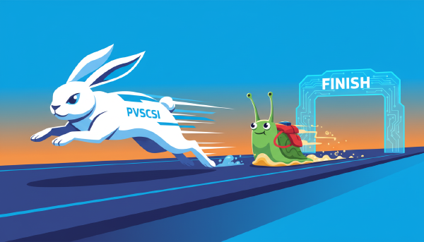 PVSCSI vs LSI on vSphere: does the controller choice actually matter?